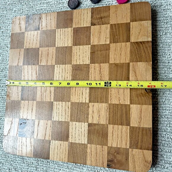 Handmade Wooden Checker Board - Picture 13 of 16